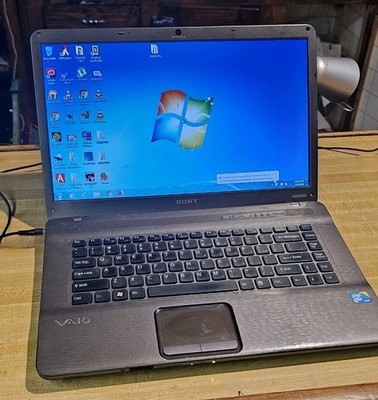 Rare Sony VAIO VGN-NW240F 🦖 WIN7 2.2ghz Core Duo 2GB 650GB Works