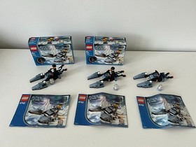 LEGO 4742 Alpha Team Mission Deep Freeze: Chill Speeder, 2 complete sets, 1extra