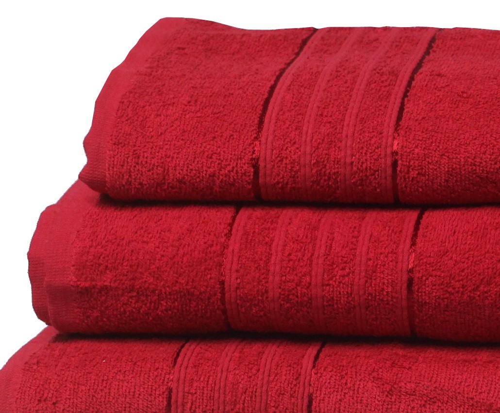Egyptian Bath Towel Designer Cotton Luxury Soft Fluffy Plush Towels Red New