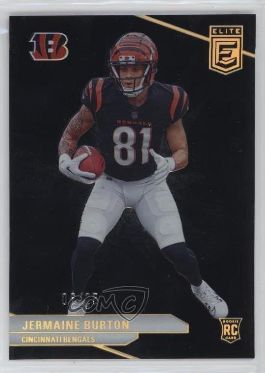 2024 Panini Donruss Elite Rookies Black 6/25 Jermaine Burton #176 Rookie RC 14dq