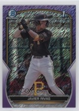 2023 Bowman Chrome Prospects Purple Shimmer Refractor 67/250 Javier Rivas 08kw