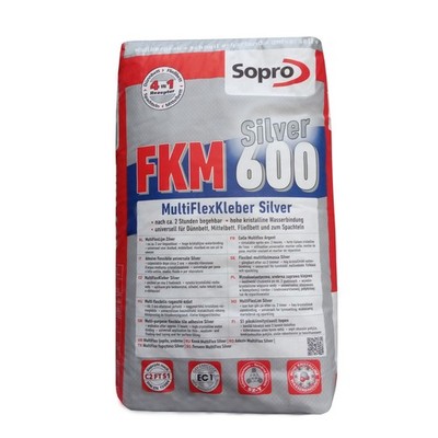 Sopro FKM 600 Silver MultiFlexKleber Flexkleber Fliesenkleber Bodenheizung 25 kg