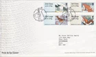 GB Stamps First Day Cover Post and Go WINTER FUR & FEATHER, fox, hare SHS 2015