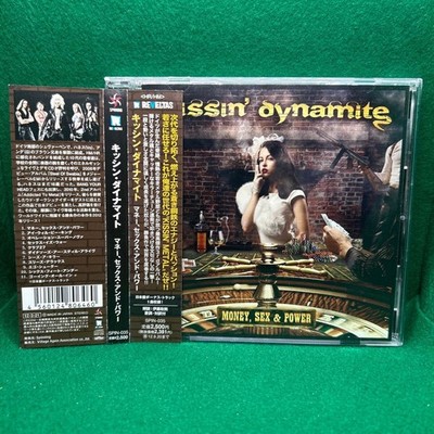KISSIN' DYNAMITE Money Sex & Power Japan CD with Obi
