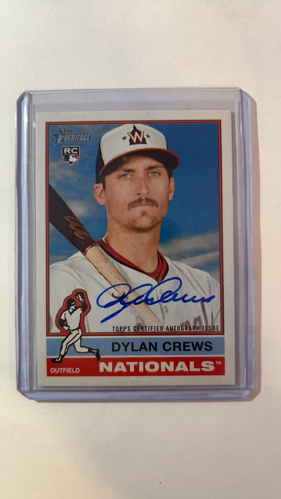 2025 Topps Heritage - Real One Autographs Dylan Crews #ROA-DCR (AU, RC) Auto