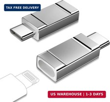 Lightning to USBC Adapter 2 Pack Lightning Female to USB C Male Adapter for i...