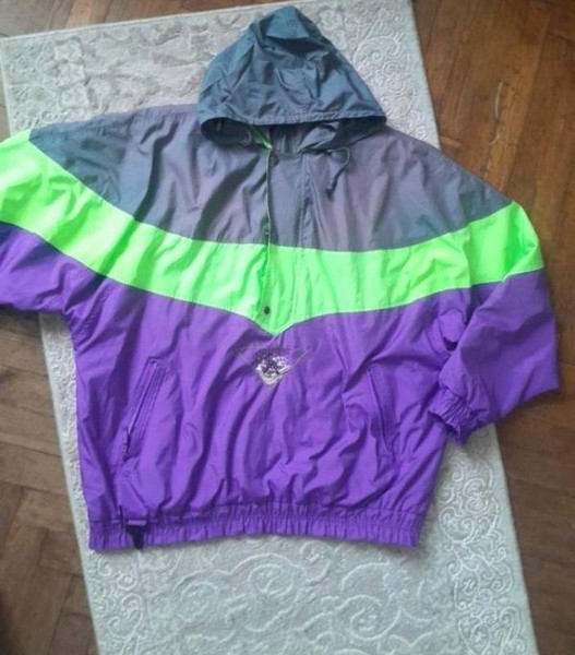 Men American Vintage Jacket Black Cotton XXL