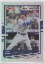 2020 Panini Donruss Season Stat Line 285/318 Jeff McNeil #89 07rd