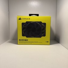 Image of Corsair RS120 MAX 120mm PWM Thick Fans–High Static Pressure Triple Pack – Black