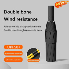 24-Bone Automatic Folding Umbrella Large Lightweight UV Protection Sunshade