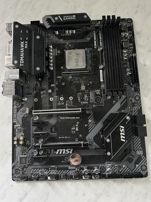 AMD Ryzen 5 Pro 2400G & MSI B450 Tomahawk MAX CPU Processor Motherboard Combo