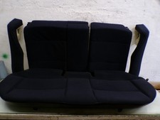 Sitz Rücksitz Audi 80 B4 Limousine BJ1992 Stoff Blau Sitzbank Hinten *522A34*