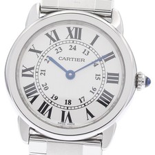 CARTIER Ronde SoloSM W6701004 Silver Dial Quartz Ladies Watch_941905