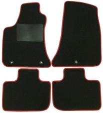 Tappetini Tappeti Auto in Moquette per Lancia Thema 2011 2014 con Bordo Rosso