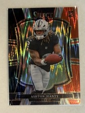 2025 Panini Select Football Premier Level Ashton Jeanty #104 RC Black Red Shock