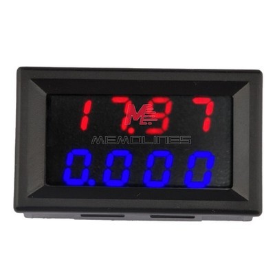 DC 500V 10A 4 Bit Voltmeter Voltage And   Adjustable Voltage Meter #zb