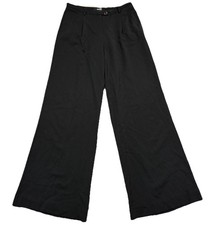Love Moschino Women Black Wide Leg Dress Pants Size US 6