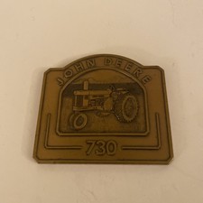 John Deere 730 Tractor 1992 Calendar Medallion