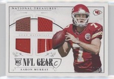 2014 National Treasures Rookie NFL Gear Materials Quad 19/99 Aaron Murray 0s3