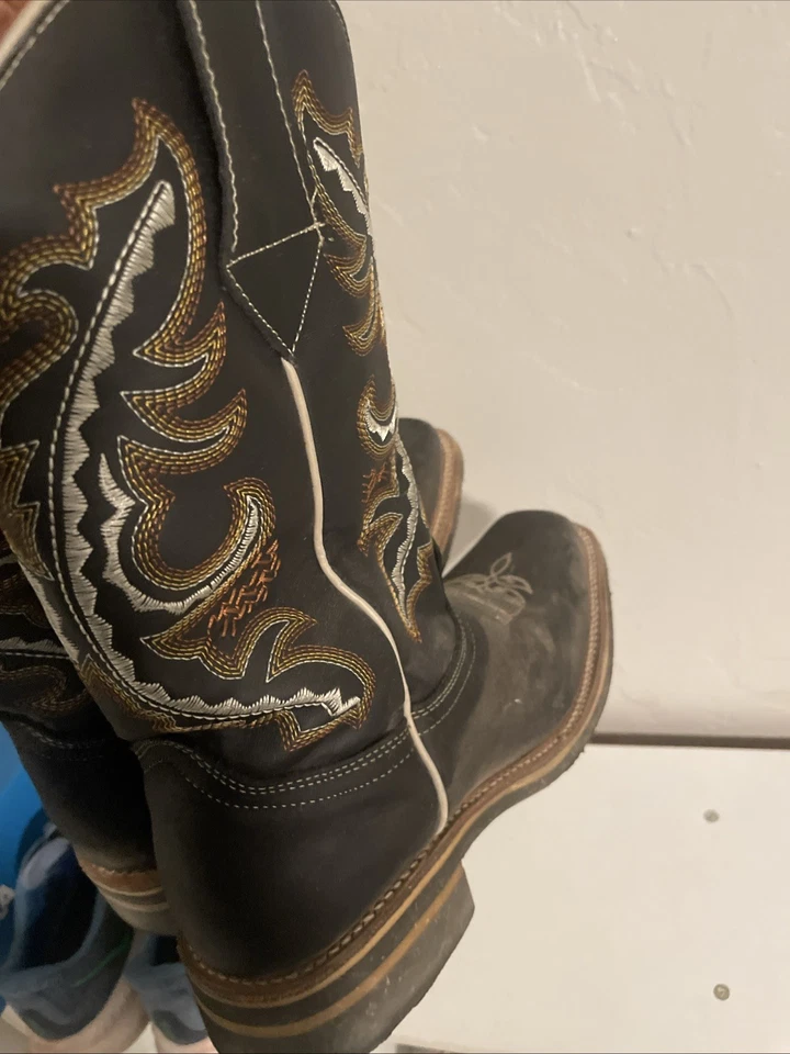 Botas Guayson de Cuero Negras Hechas en México Para Hombre Talla 10.5 Foto 4 de 4