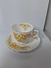 Roslyn Fine Bone China Bracken Cup And Saucer  6193
