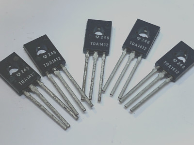 5 Pieces TDA1412 VOLTAGE REGULATOR SGS ATES-NEW VOLTAGE REGULATOR