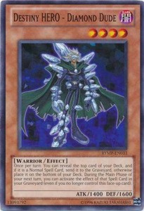 Destiny HERO - Diamond Dude - RYMP-EN033 - Common - Unlimited Edition x3 - Near