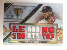 2021 Topps Triple Threads jersey XANDER BOGAERTS #ed 25/36! Boston Red Sox