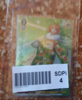 Yotsuba Nakano Quintessential Quintuplets Signierte Spielkarte 