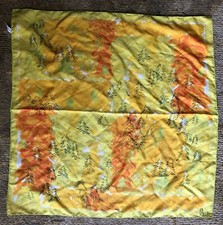 vintage Signature VERA NEUMANN AUTUMN ASPEN PINEs SCARF 26" Square Made in Japan