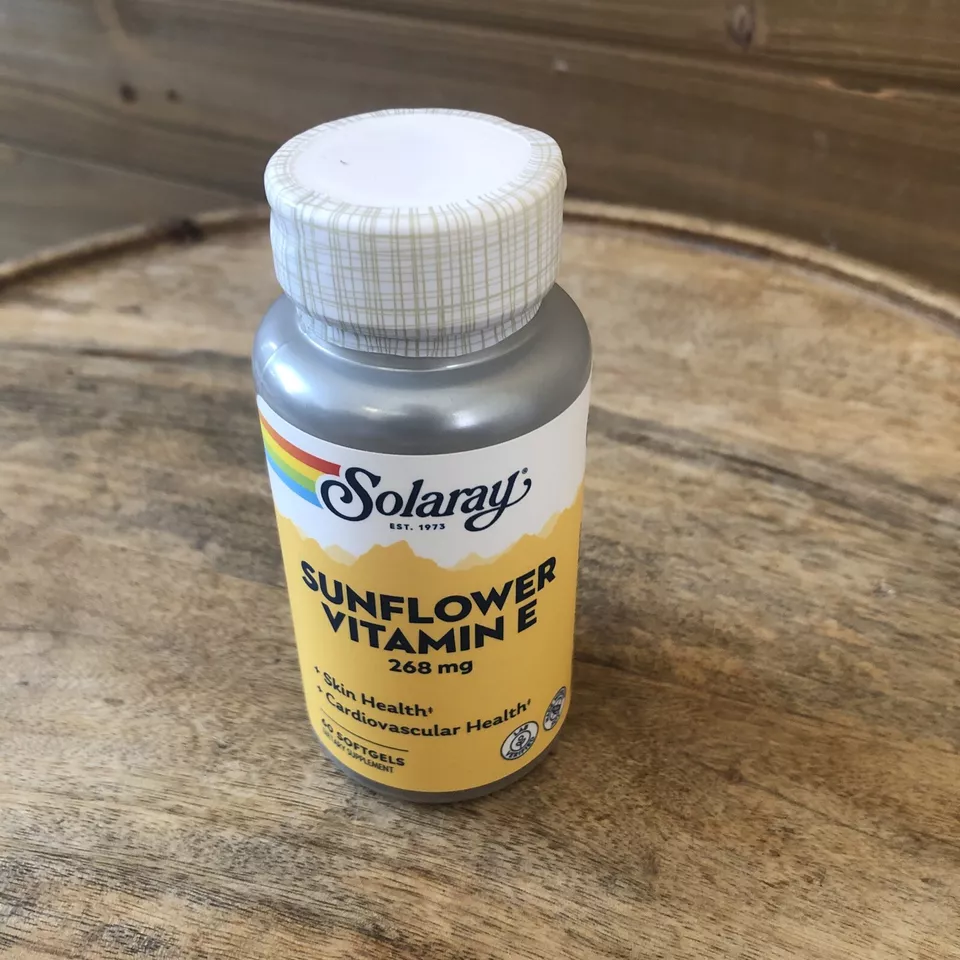Solaray подсолнечный витамин E 268 мг (400 МЕ) 60 мягких гелей - срок годности 4/26 - Изображение 2 из 4