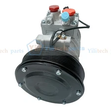 24V 10PA17C A/C Compressor SE503065 RE46609 For John Deere 210LJ 310G 550H 650H