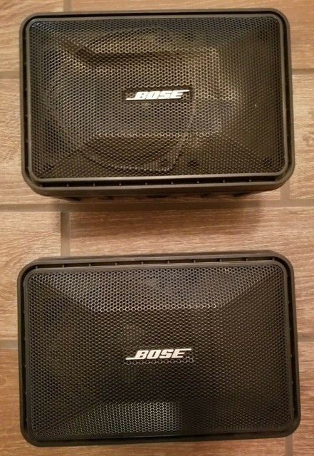 Bose 101 Series II Set of 4 80w Indoor / Outdoor Music Monitor Speakers Read for sale online | eBay
