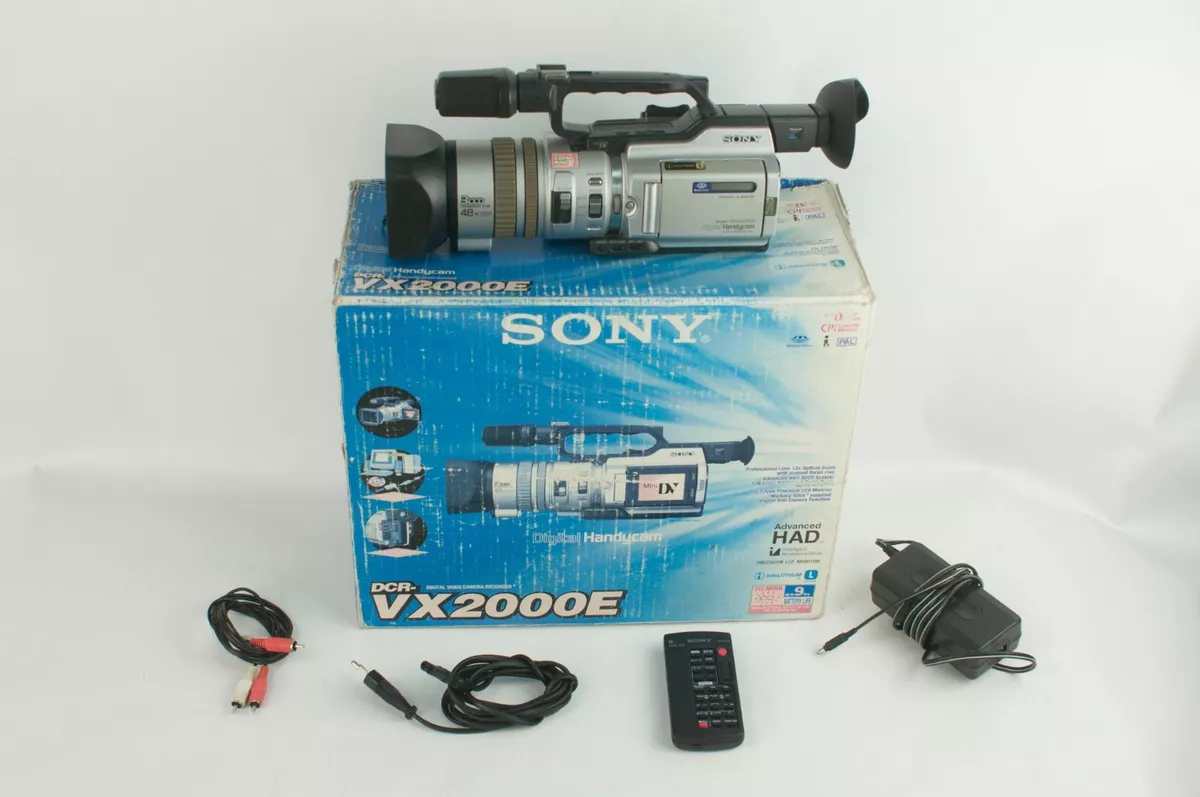 Sony Handycam DCR-VX2000 Cinema Professional Camcorder MiniDv Tape Video Camera