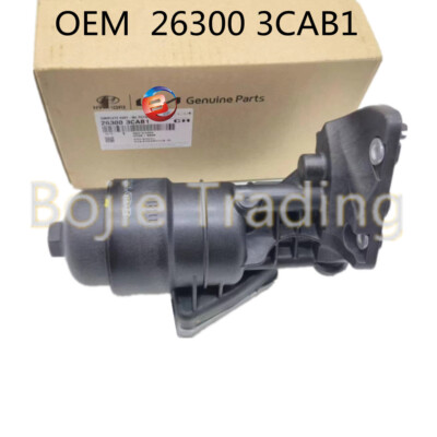 Genuine/OEM 263003CAB1 COMPLETE ASSY-OIL FILTER for Hyundai Grandeur TG New