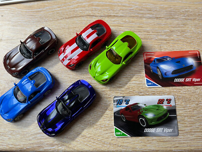 Majorette Dodge Viper SRT 238B Set of 5