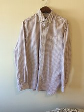 Eddie Bauer Men's Button Up Shirt Size Long Tall Wrinkle Resistant Long Sleeve