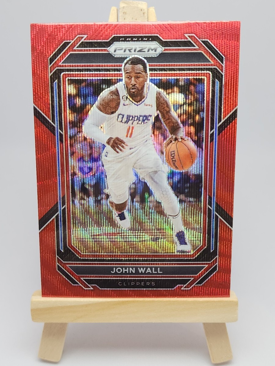 John Wall 2022-23 Panini Prizm Prizms Ruby Wave #125 Clippers | eBay