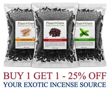 500 Charcoal Incense Cones 1" TOPFLOW Bulk Wholesale Handmade For Burner, Holder