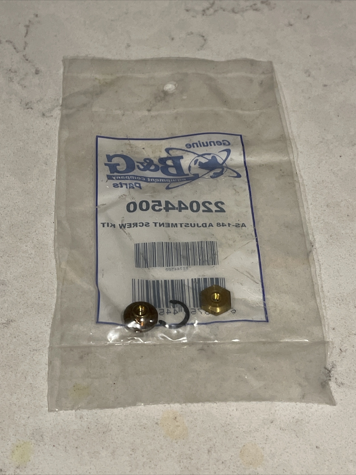 B&G AS148 Adjustment Screw Lock Nut Snap Ring B&G Sprayer Part