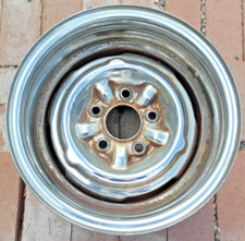 Vintage 14 X 7 Chrome Reverse Wheel. 5 Lug X 4.75. Rat Rod Rusty Patina. Vintage 14 X 7 Chrome Reverse Wheel. 5 Lug X 4.75. Rat Rod Rusty Patina.