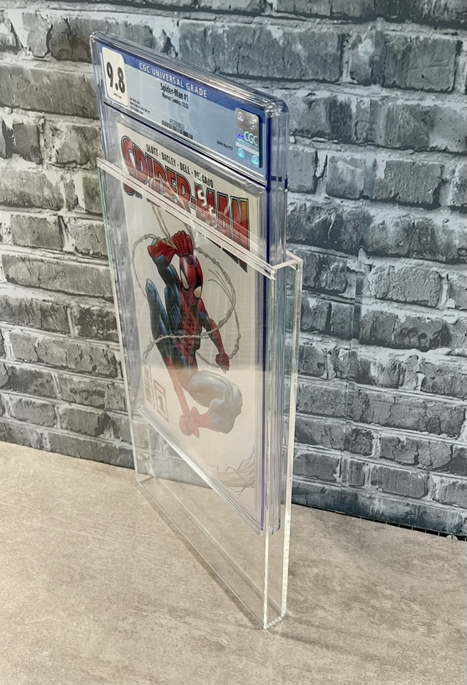 CRYSTAL CLEAR ACRYLIC CASE DISPLAY HOLDER FOR CGC COMICS- PROTECTS AND ...