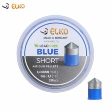 Piombini 4.5mm elko blue short pellets acciaio pistola co2 diabolo aria compress