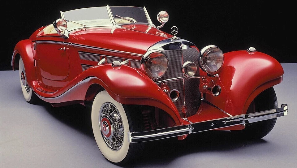 Mercedes Benz12Classic Car1930Custom1 18Built Metal Body Model24Vintage1959 1967 - Image 2 of 4