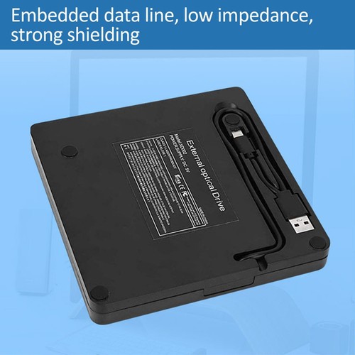 Ultra-Thin External USB 3.0 DVD Drive USB-C&USB-A Plug-N-Play Drive For Win/Mac - Photo 9/13