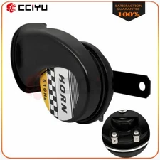 12V 130DB Snail Single Air Horn For Car Motorcycle Boat SUV RV Yacht
