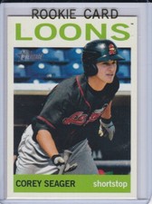 COREY SEAGER ROOKIE CARD Loons Minor League Baseball RARE TOPPS HERITAGE RC!
