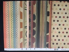 WE R MEMORY KEEPERS "COMSTOCK" 12X12 DS HEAVY PAPERS