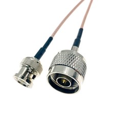 BNC Male to N-Type Male 50-Ohm Lot Coaxial Jumper RF Pigtail Coax RG316 Cable