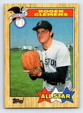 1987 Topps #614 Roger Clemens All-Star